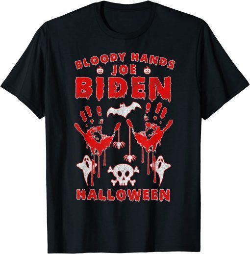 Funny Halloween, Anti Biden Horror T-Shirt