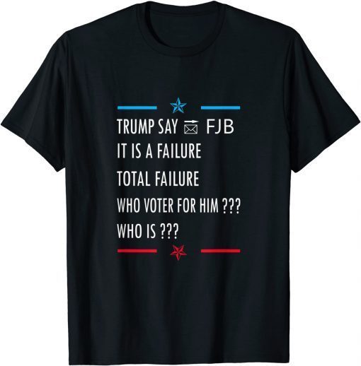 Official TRUMP Pro America USA US Flag FJB T-Shirt