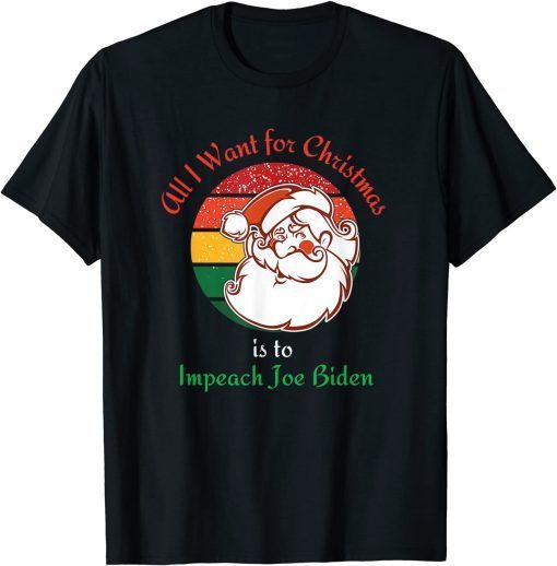 T-Shirt Impeach Joe Biden Christmas Anti Biden Funny