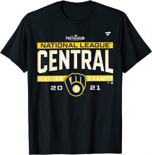 Classic Brewers 2021 NL Central Champions T-Shirt
