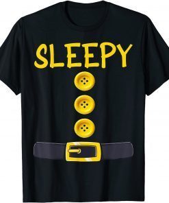 2021 Sleepy Dwarf Halloween Costume Color Matching Sleepy Dwarf T-Shirt