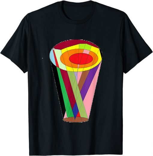 Funny Colorful Vases ,rainbow into a colorful cup T-Shirt
