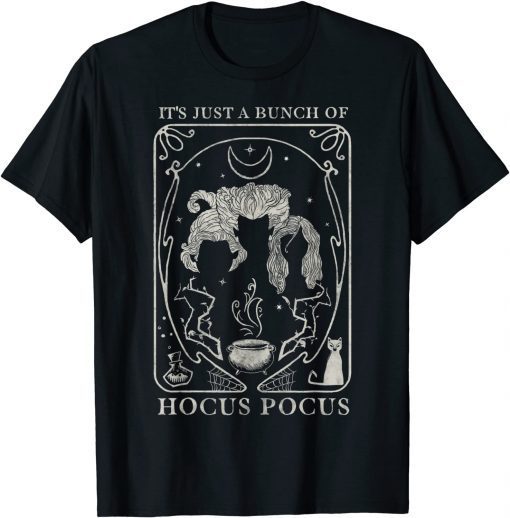 Official Disney Hocus Pocus Just A Bunch Of Hocus Pocus Tarot Card T-Shirt