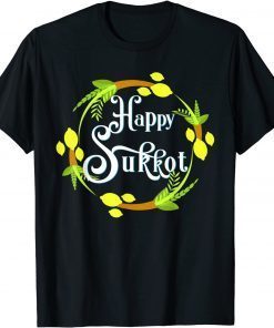 Classic Happy Sukkot Holiday Jewish Shirts Sukkah For Children Gifts T-Shirt
