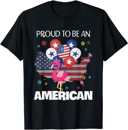 Proud To American Flag Gift T-Shirt