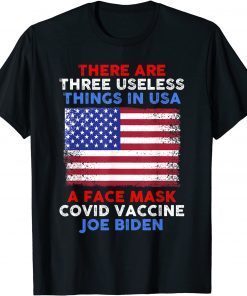 Official Useless Things Vaccine Biden Funny T-Shirt