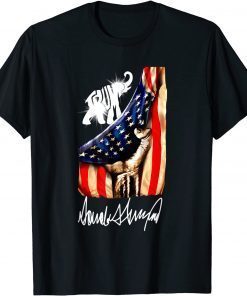 Official Trump American Flag Vote Trump T-Shirt