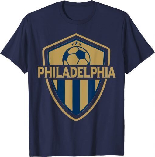 T-Shirt Philadelphia Soccer Jersey Original Fan Badge Design