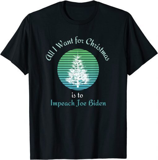 Classic Impeach Joe Biden Christmas Conservative Anti Biden T-Shirt