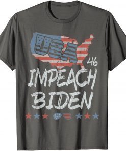 Classic Impeach 46 Biden - Impeach Biden - Anti Biden Political USA T-Shirt
