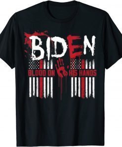 Classic Biden Blood On His Hands Classic Halloween Costume T-Shirt