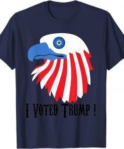 Funny Political Donald Trump 2024 American Flag Short Sleeve Tee T-Shirt