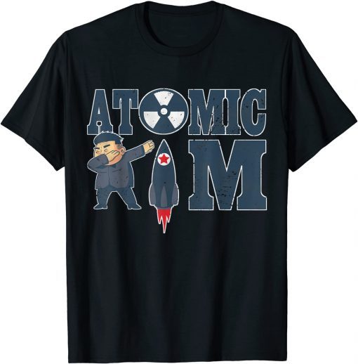 T-Shirt Atomic Kim Meme Funny Rocket Kim Jong Un North Korea