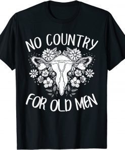 Official No Country For Old Men Uterus Feminist Women Rights T-Shirt