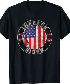 Impeach Biden Kamala Harris Pelosi Anti Democrat DNC GOP 46 T-Shirt
