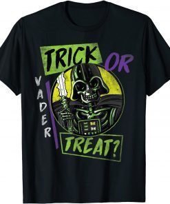 Funny Star Wars Halloween Darth Vader Trick or Treat T-Shirt