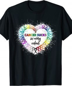 Classic Cancer Sucks In Every Colour T-Shirt