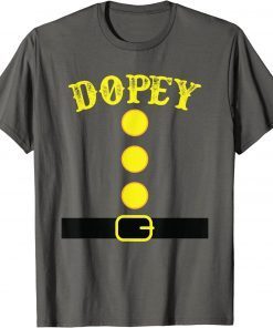 Dopey Dwarf Halloween Costume Color Family Matching Dopey Tee Shirt