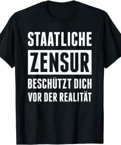 Official State censor protects you from reality Pro AFD T-Shirt