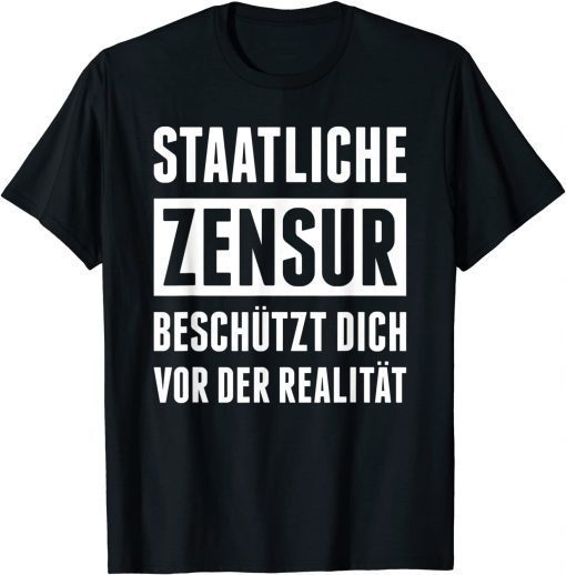 Official State censor protects you from reality Pro AFD T-Shirt