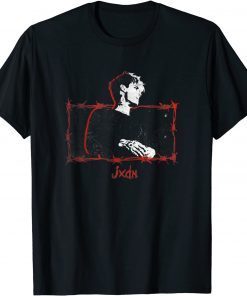 2021 jxdn - Barbed Wire Portrait T-Shirt