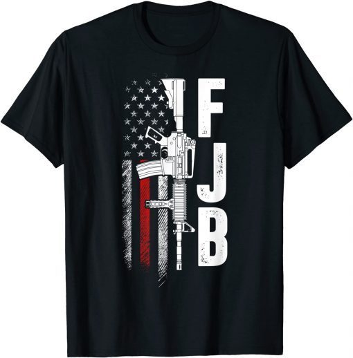 FJB Pro America US Distressed Flag F Biden FJB Shirt T-Shirt