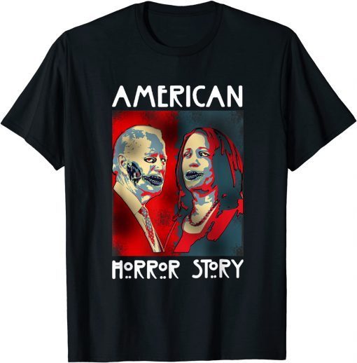 Official Biden Harriss Horror American Zombie Story Halloween T-Shirt