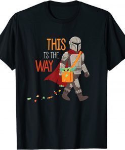 Funny Star Wars The Mandalorian Grogu This is The Way Halloween T-Shirt