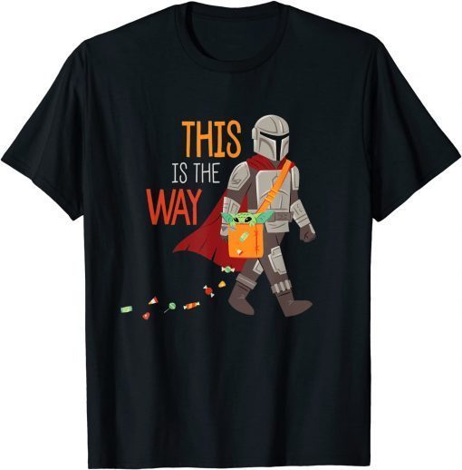 Funny Star Wars The Mandalorian Grogu This is The Way Halloween T-Shirt