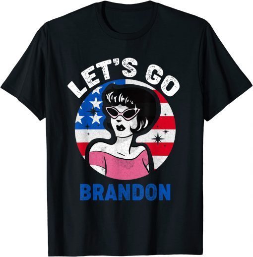 Classic Let’s Go Brandon Conservative US Flag T-Shirt T-Shirt