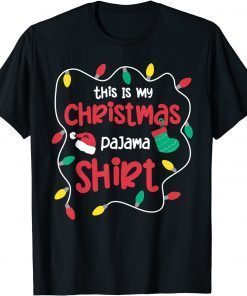 2021 This Is My Christmas Pajama Funny Matching Family Holiday T-Shirt