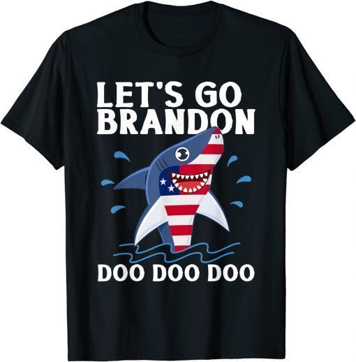 Classic Let's Go Brandon Shark Doo Doo Funny Adult, Kids & Toddler T-Shirt