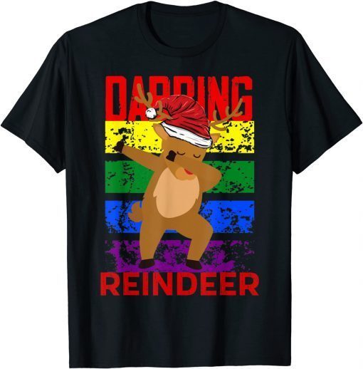 Funny Merry Christmas 2021 dabbing reindeer T-ShirtFunny Merry Christmas 2021 dabbing reindeer T-Shirt
