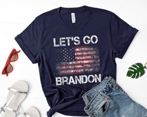 Let's Go Brandon Conservative Anti Liberal Us Flag Shoes Amp Jewelry Shirts