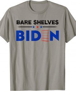 Funny Bare Shelves Biden Let's Go Brandon Christmas Meme 2021 T-Shirt
