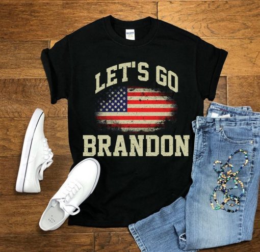 Lets Go Brandon US Flag FJB Chant ,Anti Biden Gift Tee ShirtsLets Go Brandon US Flag FJB Chant ,Anti Biden Gift Tee Shirts