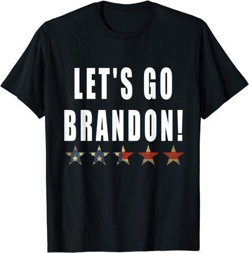 T-Shirt Mens Let's Go Brandon, Joe Biden Funny Biden Saying Tee