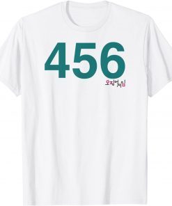 Official Squid Game Player 456 Costume T-Shirt