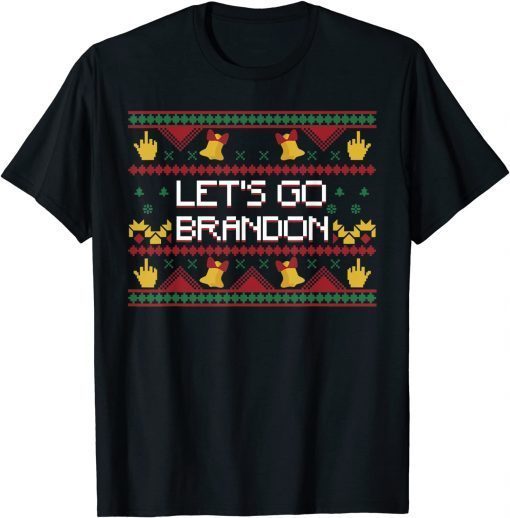 let's go brandon 2022 christmas 2021 T-Shirt