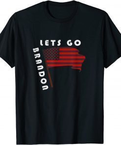 T-Shirt Let's Go Brandon American USA Flag FGB Impeach Biden Chant