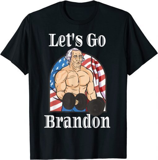 Official Let's Go Brandon - Biden Conservative Anti Liberal US Flag T-Shirt