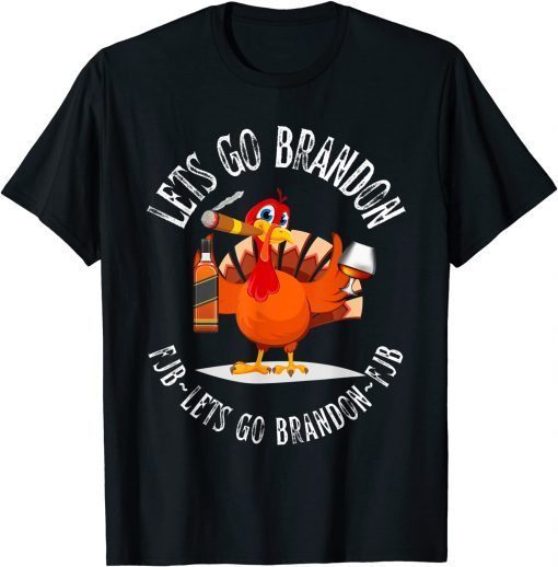 2021 Lets Go Brandon Halloween Thanksgiving Foxtrot Juliet Bravo T-Shirt