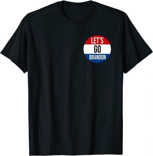 Official Anti Biden Let's Go Brandon - Biden Conservative Anti Liberal US Flag T-Shirt