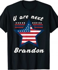 Official Womens U are Next Brandon american flag T-Shirt