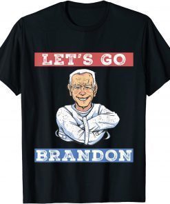 T-Shirt Let's Go Brandon Tee Biden Conservative Anti Liberal US Flag