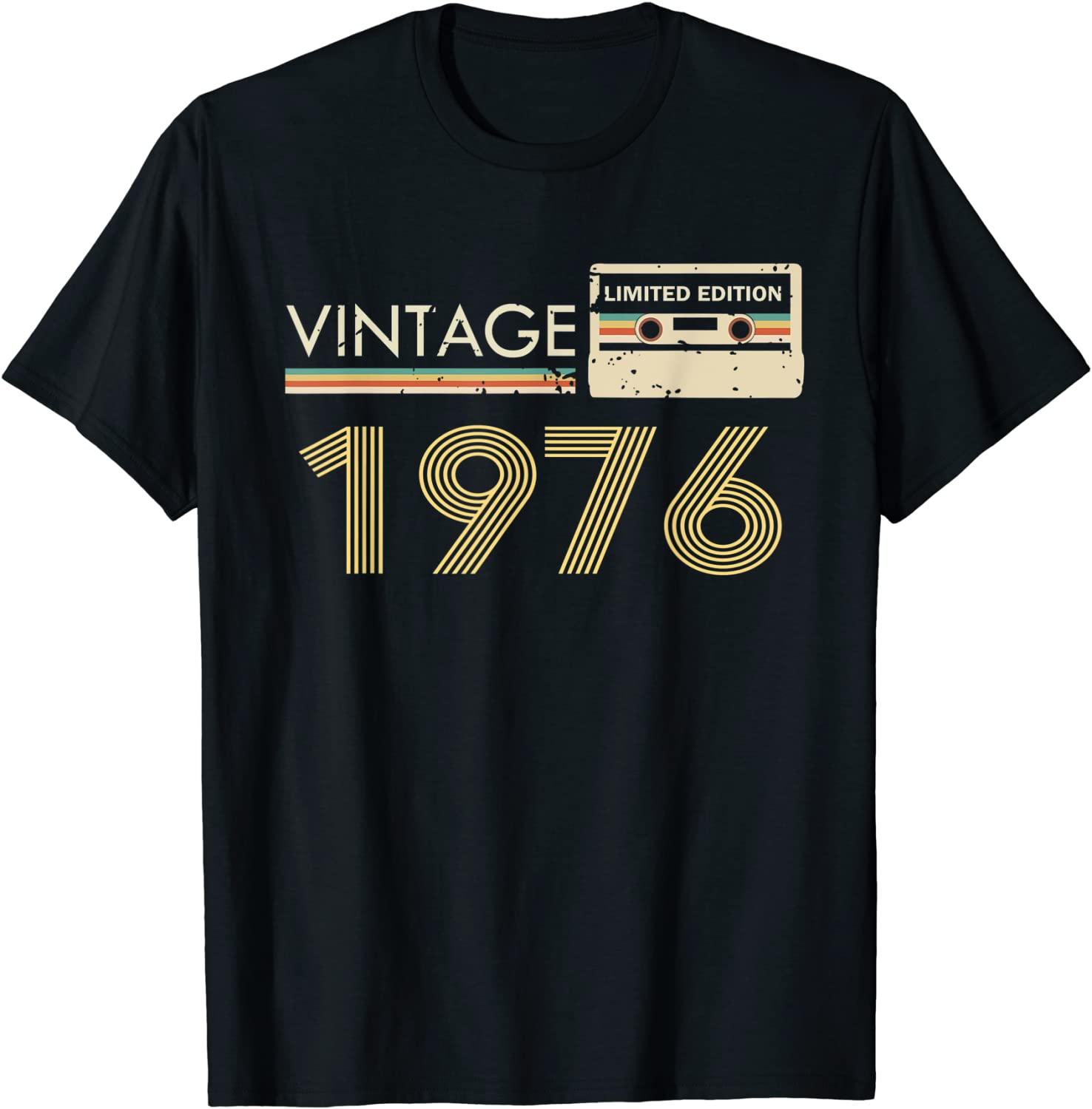 2021 Vintage 1976 Made in 1976 45th Birthday Limited Edition T-Shirt ...