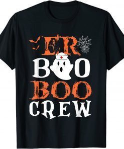 Halloween ER Costume Women Men ER Boo Boo Crew Nurse Ghost 2021 TShirt