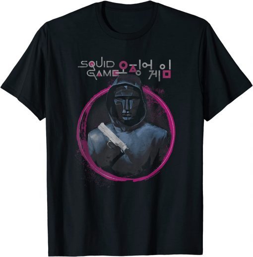 2021 Squid Game Front Man Portrait T-Shirt