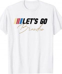 Let's Go Brandon Conservative Anti Liberal US Flag Tee Shirts