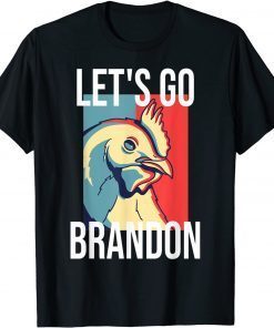 T-Shirt Joe Biden Let's Go Brandon Biden Conservative Anti Liberal US Flag